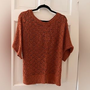Maurices 3/4 sleeve sweater. Rust/ brick color.
